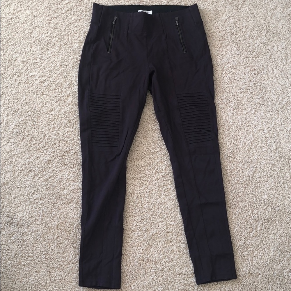 Moto-style leggings